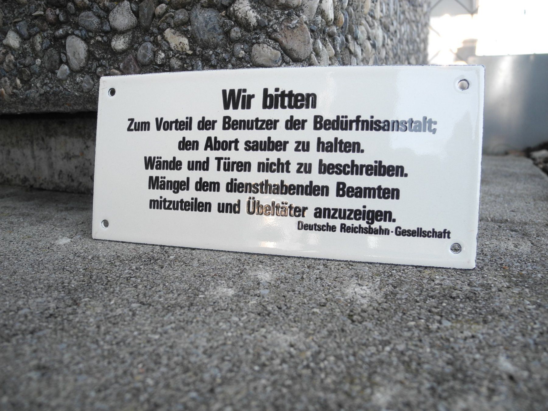Insegne: BAHN EMAILSCHILD – Usato da Reinach AG venduto da Huckleberrysix 2