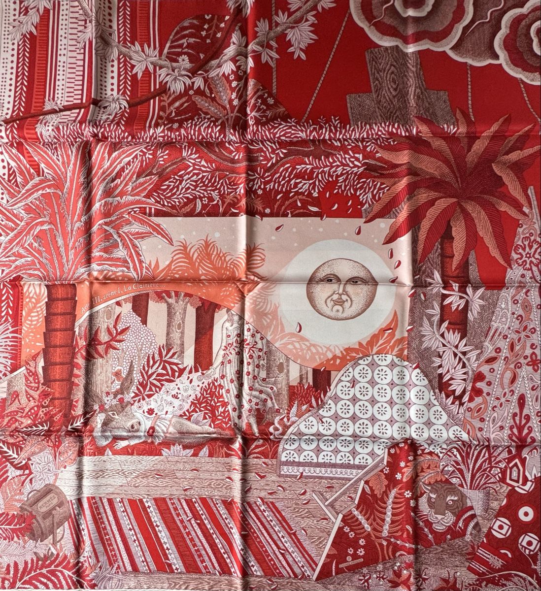 Hermès Foulards, Tücher & Schals: Hermès carré Acte 3 Scène 1 La Clairière – Neu (gemäss Beschreibung) aus Genève von HappyLifestyle