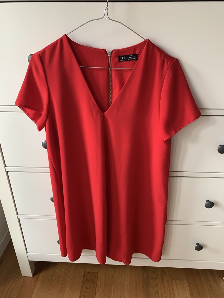 Zara Kleider: Red dress Zara XS – Gebraucht aus Zug von digalvao