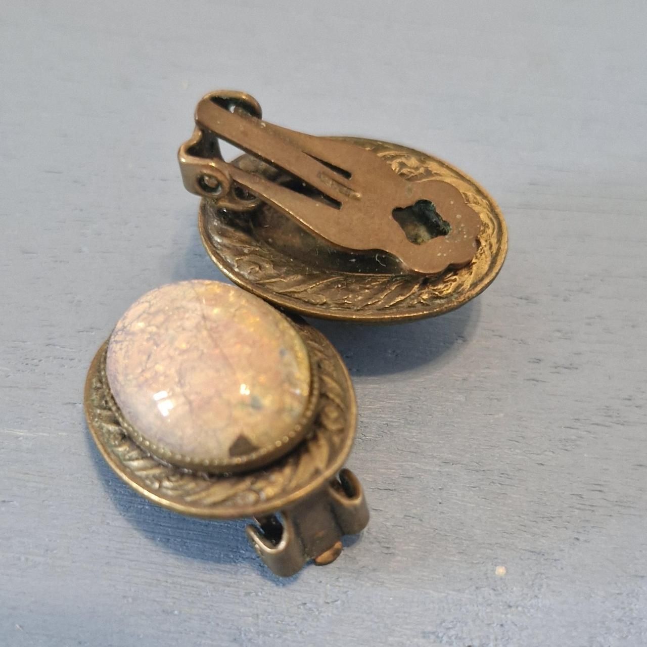 Orecchini pendenti & Orecchini a lobo: boucles d'oreilles à clip avec opal  – Usato da Neuchâtel venduto da yas_zdb7 1