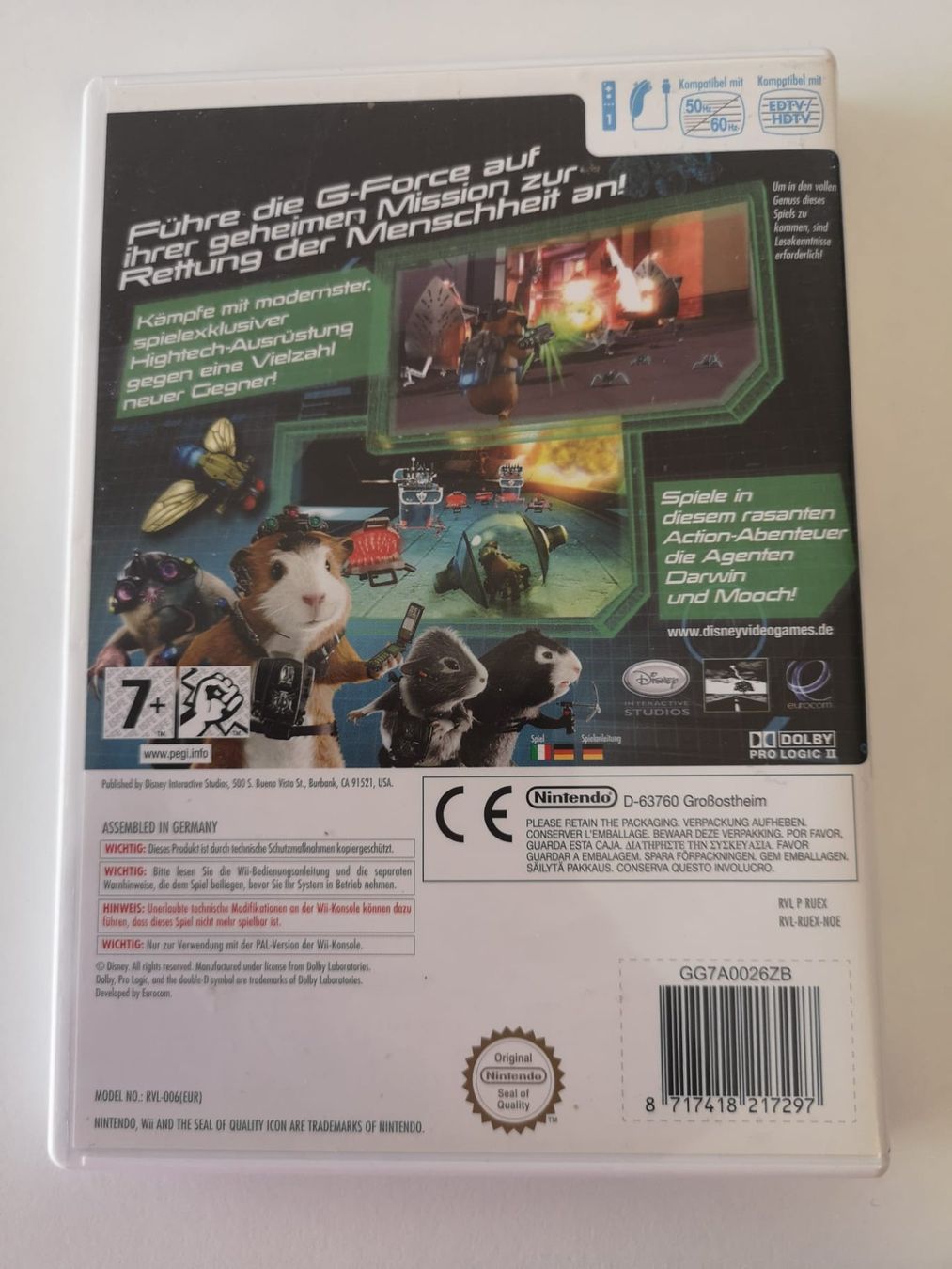 Nintendo Giochi: Disney G-Force Agenten mit Biss (Wii) – Usato da Herisau venduto da Seyashop1 2