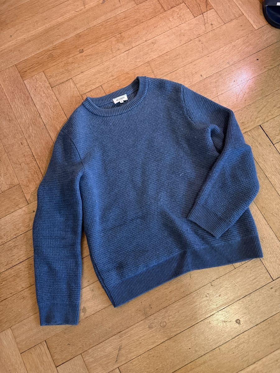 Pullover & Sweatshirts: Octobre Paris Pullover Merinowool Blau Groesse M – Gebraucht aus Zürich von zoh_26cj
