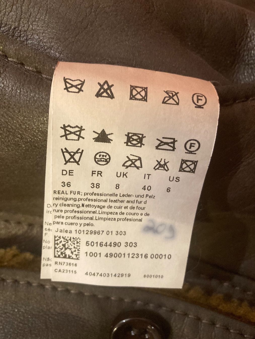 Hugo Boss Giacche: Boss Orange Lamfell – Usato da Zürich venduto da san_qzr2 3