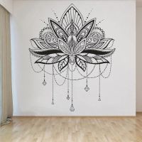 Sticker motif Mandala et Lotus - Yoga