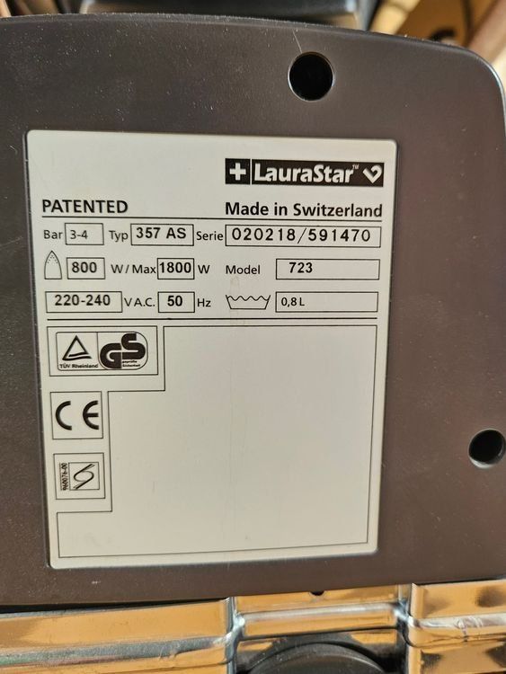 Laurastar Ferri da stiro: Laurastar Magic Evolution Dampfbügelsystem, Funktionstüchtig – Usato da Schwyz venduto da chr_5b57 5