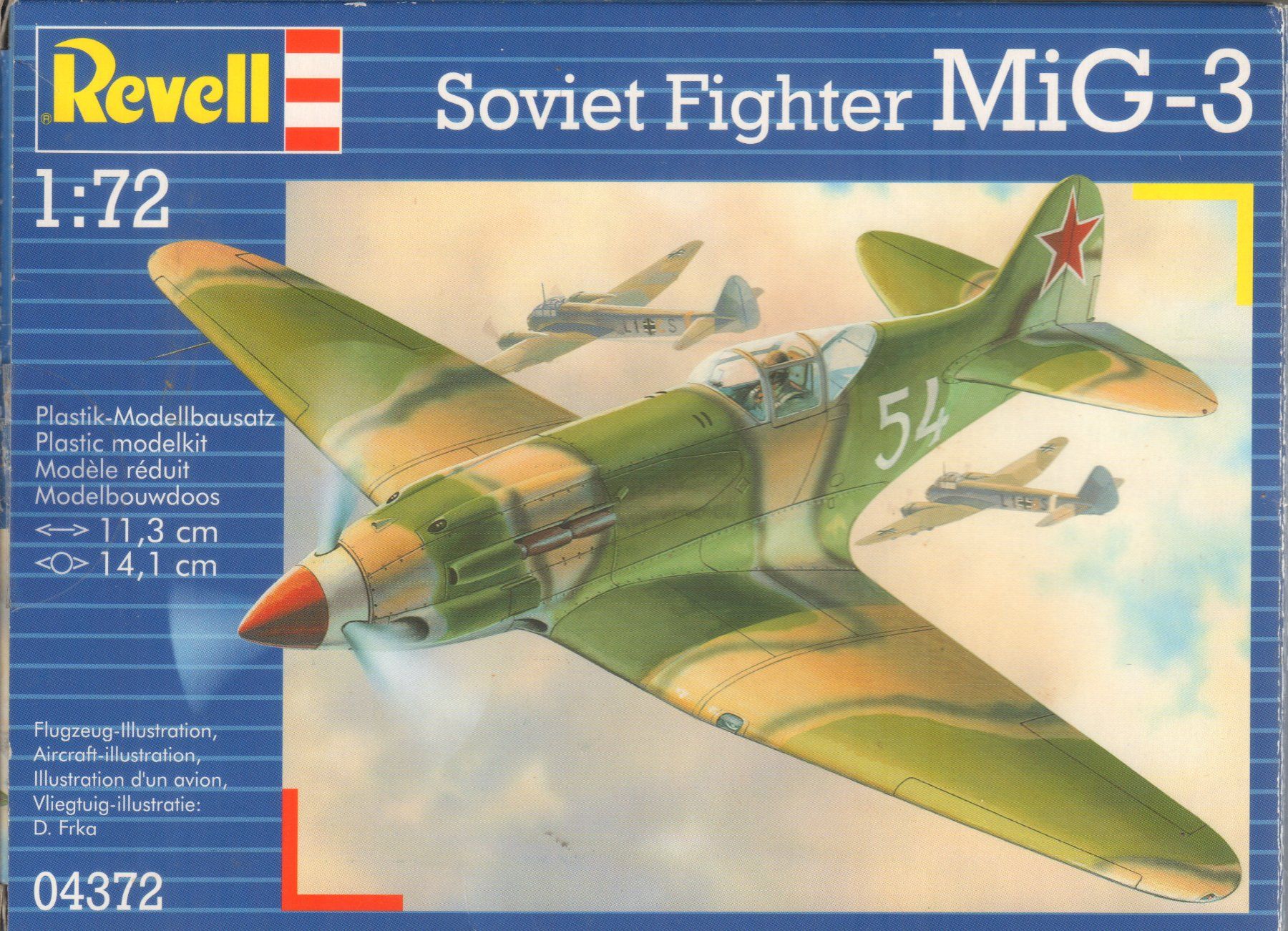 Kit di modellismo & Modellini statici: 1/72 Mig-3 Revell 04372 – Nuovo e nell'imballaggio originale da Sion venduto da mika-0926