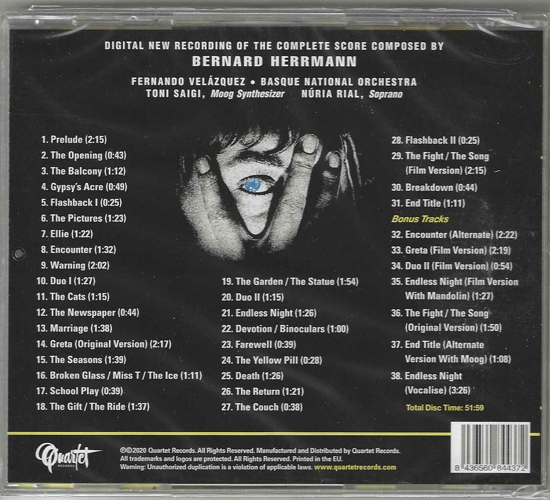 CDs: Bernard Herrmann - Endless Night - Neue – Neuf avec emballage d'origine à Genève par CDLPBookS 1
