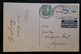 FP Herisau V, K 1300.-, auf Karte mit Befund