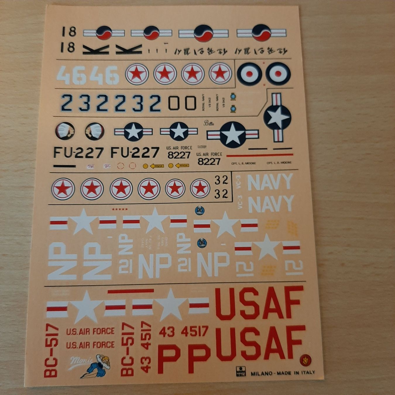 Modellbausätze & Standmodelle: D 183 ... Korea War ... Esci ... Decal – Gebraucht aus Bonstetten von Benibanny59 2