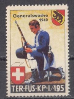 Tutti i francobolli: Territorial-Truppen Wi 398 postfrisch – Usato da Bürglen TG venduto da StampGraf