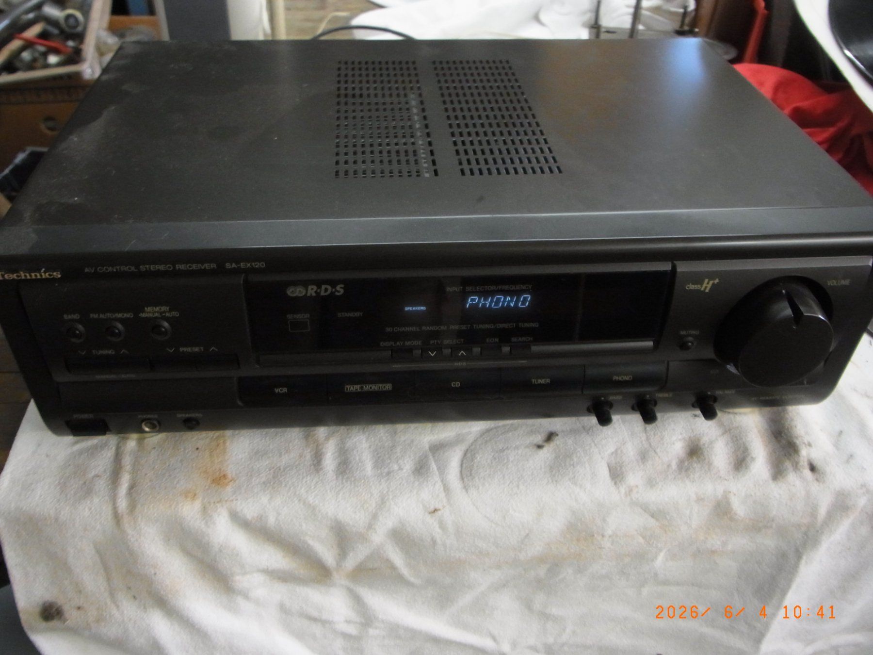 Technics Amplificatori: Technics SA-EX120 Stereo Receiver mit Phono-Eingang - sup... – Usato da Uezwil venduto da Fauchi51