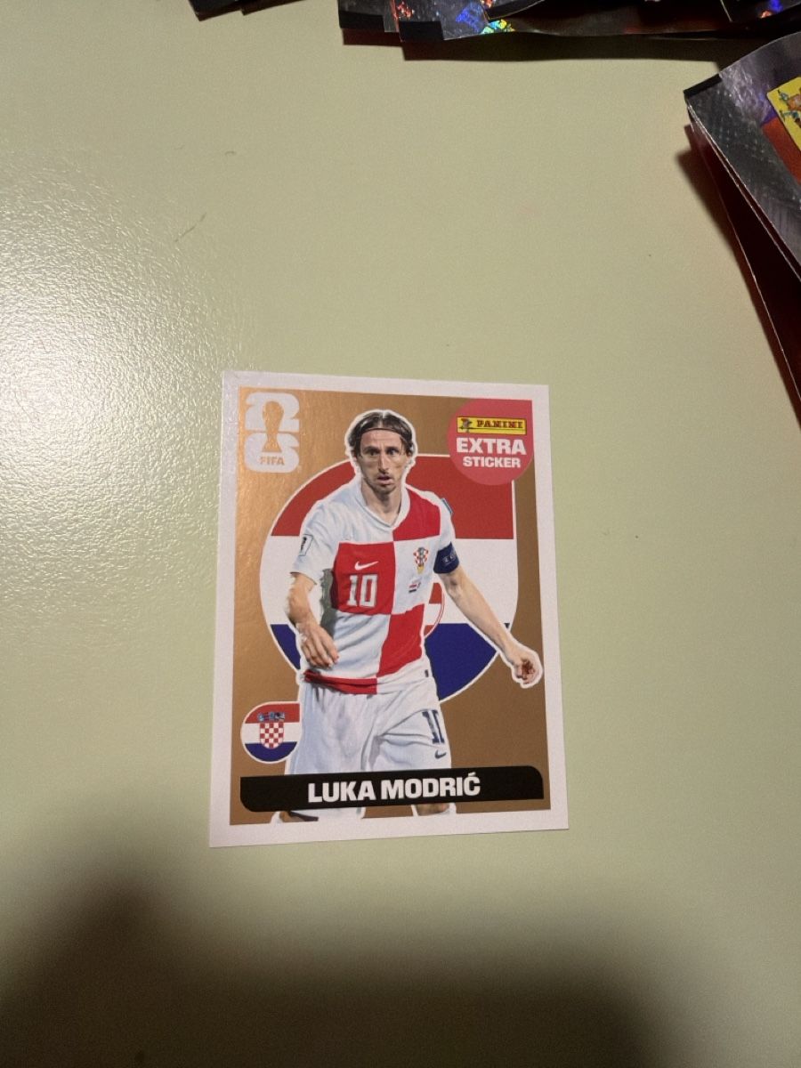 Panini Carte collezionabili: Luka Modric Extra Sticker, Panini 2026 – Nuovo e nell'imballaggio originale da Olten venduto da erd_kk9k