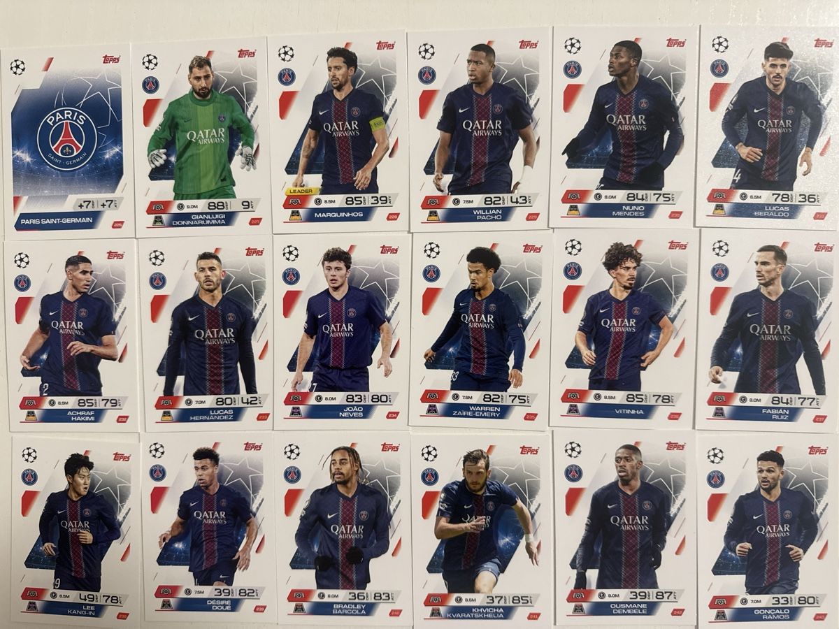 Topps Carte collezionabili: Match Attax 25/26 PSG komplett  – Nuovo (secondo la descrizione) da Wettingen venduto da dja_b7xn