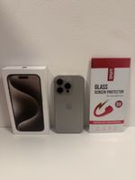 IPhone 15 Pro 1TB Natural inkl. Garantie + Starterpaket