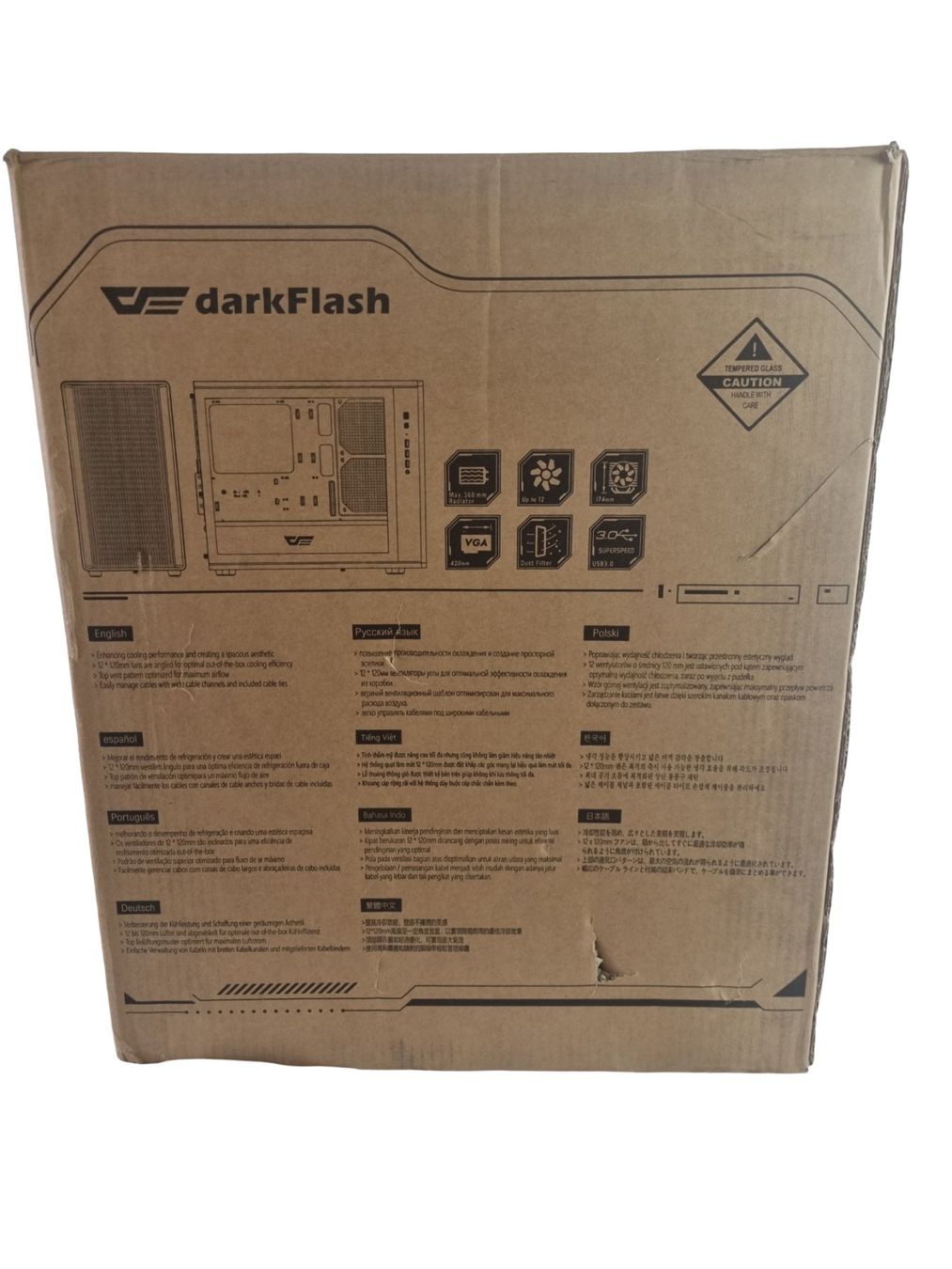Custodie: Darkflash DB460M M-ATX PC Gehäuse – Nuovo (secondo la descrizione) da Wangen b. Olten venduto da Restwert_Wangen 6