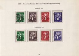 1939 verschiedene Briefmarken Sätze