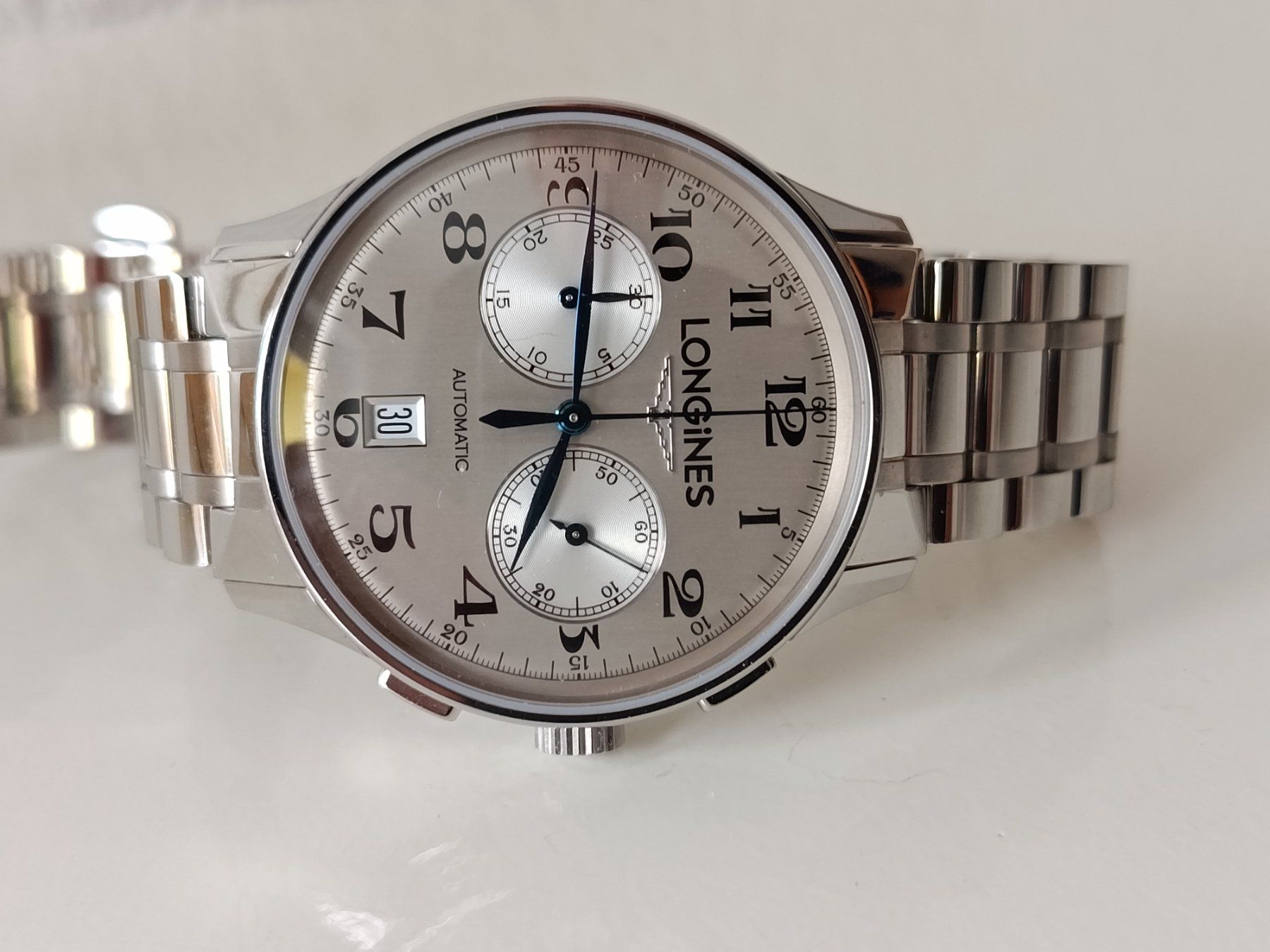 Longines Orologi: Longines Master Collection Chronograph L2 650 4 + Box Jumbo – Usato da Riedholz venduto da bam_5ybn 7