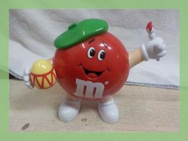 M&M's Figur, Rot, mit Malutensilien, Sammlerstück!