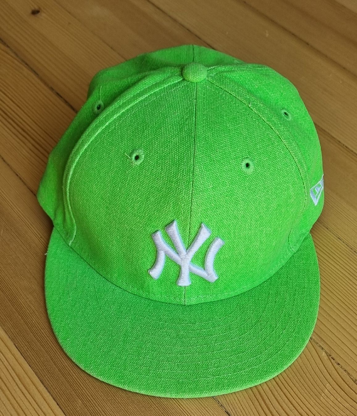 New Era Copricapi, berretti & cappellini: New Era 59fifty Cap MLB Basic N.Y. grün/weiss – Usato da Champlan venduto da acr_kkd5 1