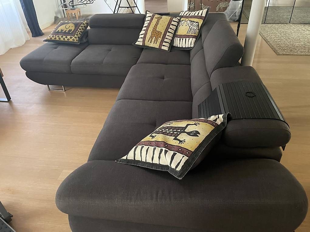 Sofas: Ecksofa (Anthrazit) – Gebraucht aus Rheinfelden von vaylien 1