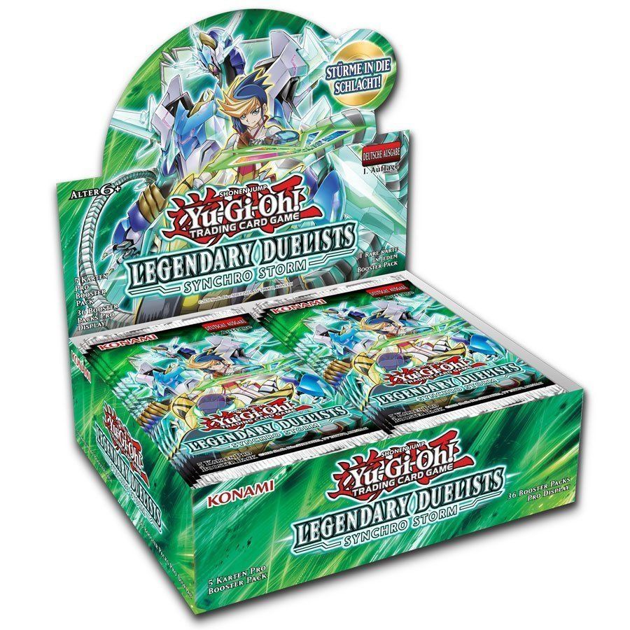 Carte collezionabili: Yu-Gi-Oh-Legendary Duelists Synchro Storm Booster Display DE – Nuovo e nell'imballaggio originale da Niederglatt ZH venduto da RetroBros