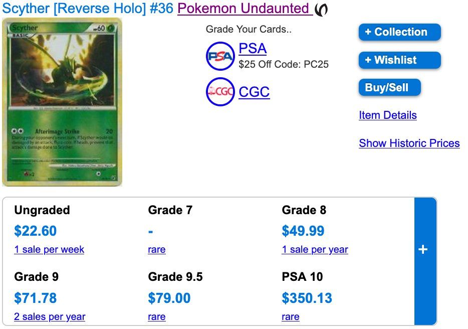 Pokémon Carte collezionabili: Sichlor Reverse Holo 36 – Usato da Zürich venduto da PEACECOCOON 3