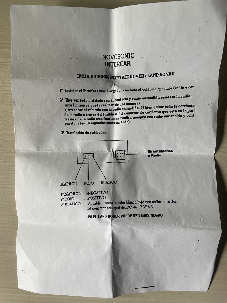 Land Rover Tutti pezzi di ricambio auto: Interface Land Rover 25, 45, 75 vers chargeur CD Alpine – Nuovo e nell'imballaggio originale da Denges venduto da Ricautomotive 3