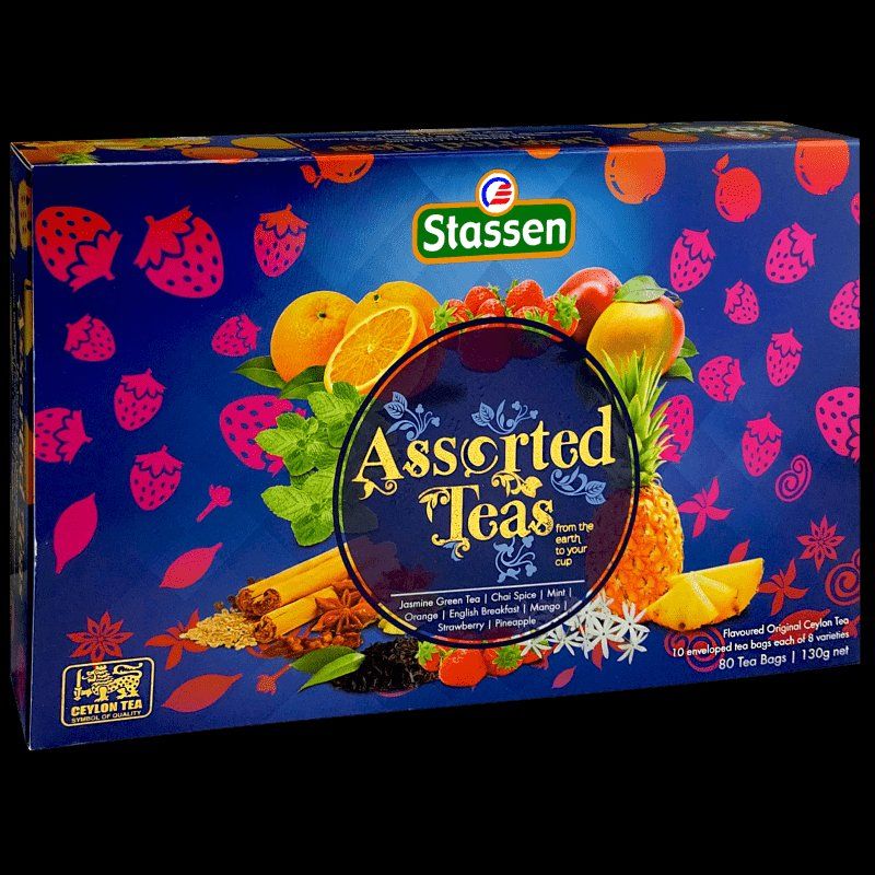 Cibi & Specialità: Stassen - Assorted Blue Gift Pack - Gastro-Teebeutel – Nuovo e nell'imballaggio originale da Gampelen venduto da Geschenkxy