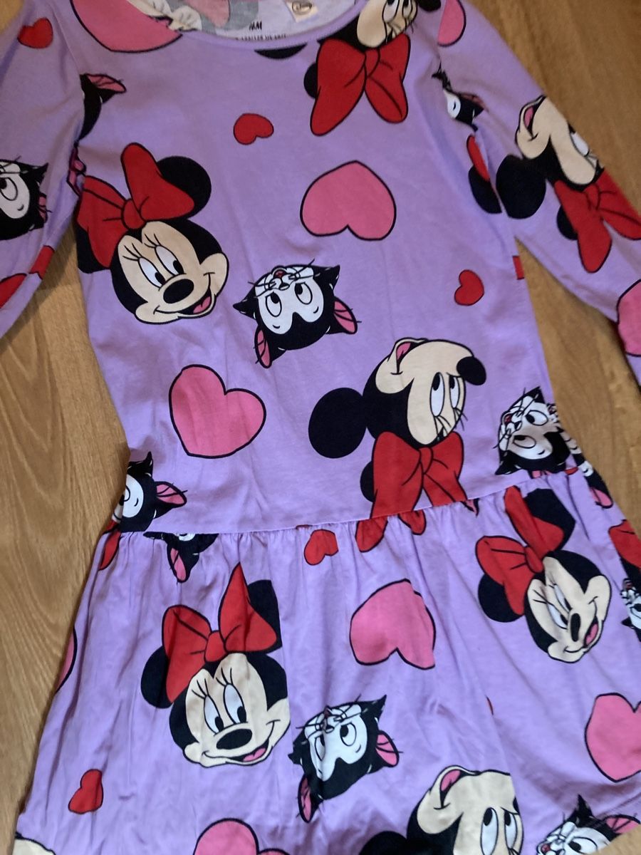 Vestiti & Gonne: Langarmkleid Minnie Mouse Gr. 122/128 – Usato da Emmenbrücke venduto da JJ_89 1