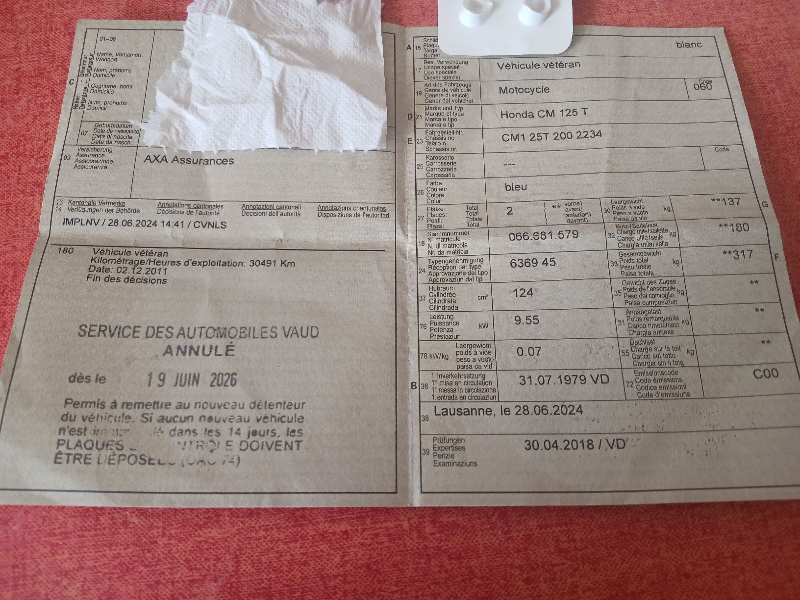 Honda Chopper: Honda CM 125 T de 1979 – Usato da Fey venduto da lobanovski1 7