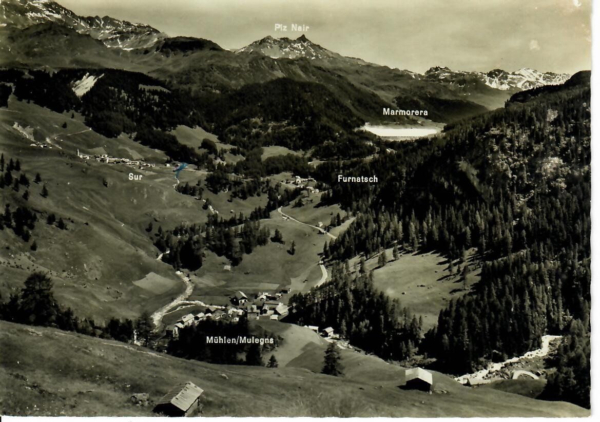 Cartoline postali: Mulegns - Furnatsch - Sur – Usato da Hochdorf venduto da Ziegel-16
