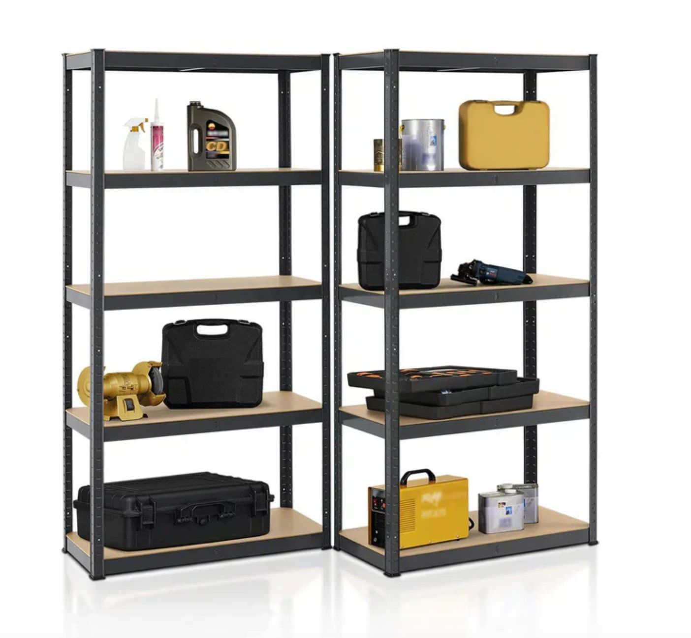 Scaffali: 2er Set Lagerregal Basic 180 x 90 x 40 cm - Gratis Versand – Nuovo e nell'imballaggio originale da Kleinwangen venduto da meinwarenkorb.ch