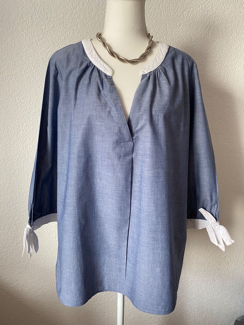 Tommy Hilfiger Camicette: Tommy Hilfiger Bluse aus Baumwolle Grösse XL – Usato da Oberwil BL venduto da Leni-Mischi
