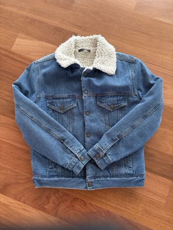 Brandy Melville Jeans Jacke mit Teddyfutter, Gr. S, Top!