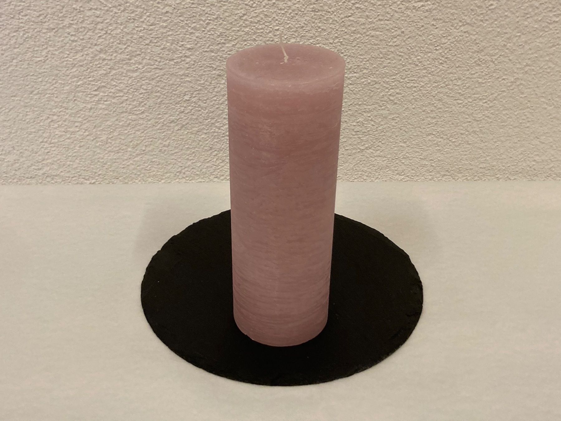 Candele: Kerze 8 x 22 cm, altrosa rustic, ca.950g – Nuovo (secondo la descrizione) da Neuenhof venduto da jorogo 1