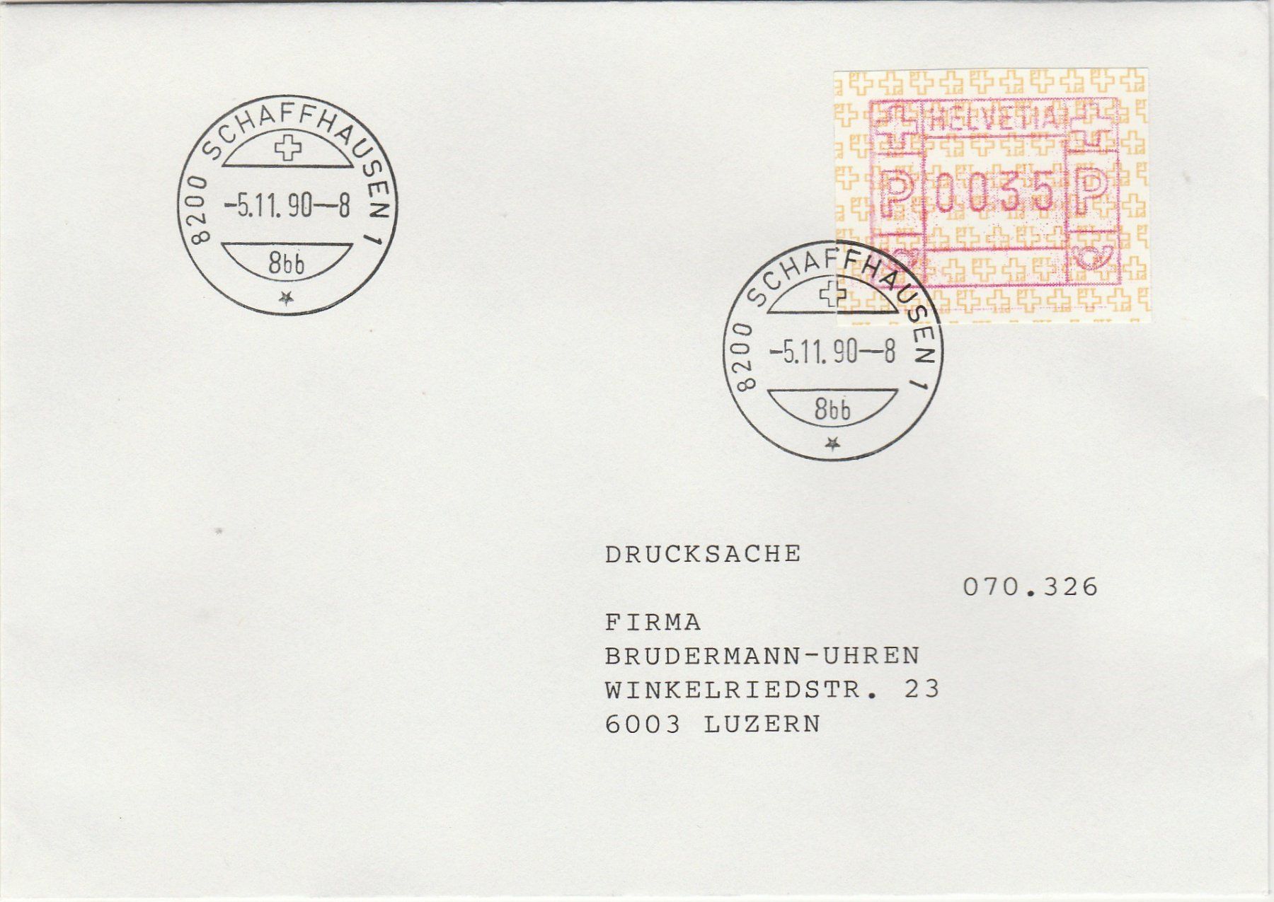 Alle Briefmarken: FDC Nr. 8A – Gebraucht aus Oberglatt ZH von Wiedmi6
