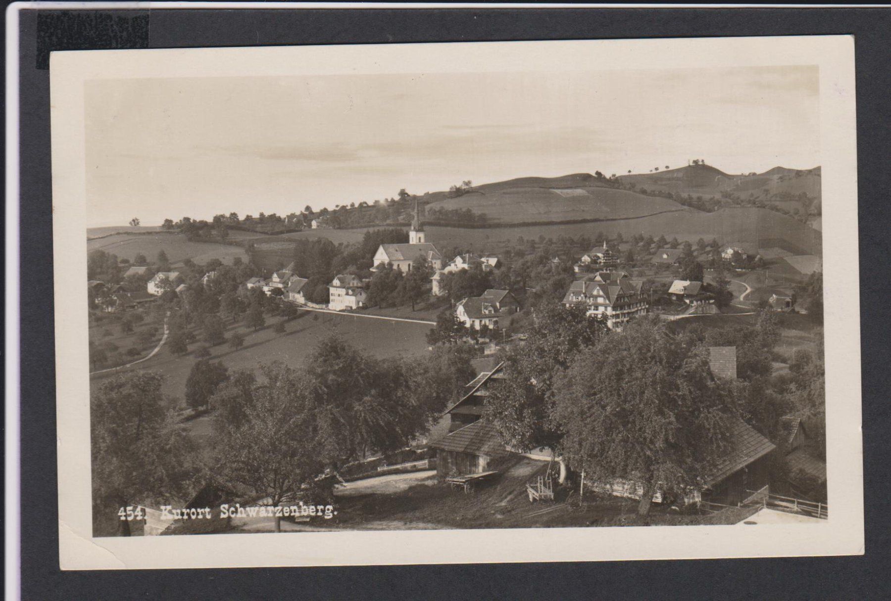 Cartoline postali: Schwarzenberg  LU   :   alte Ansichtskarte  gest. 1934 – Usato da Vitznau venduto da Ropaku