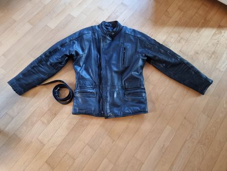 Motorradjacke / Töffjacke Leder Gr. 48