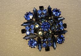 Broche ancienne Lapis-Lazuli