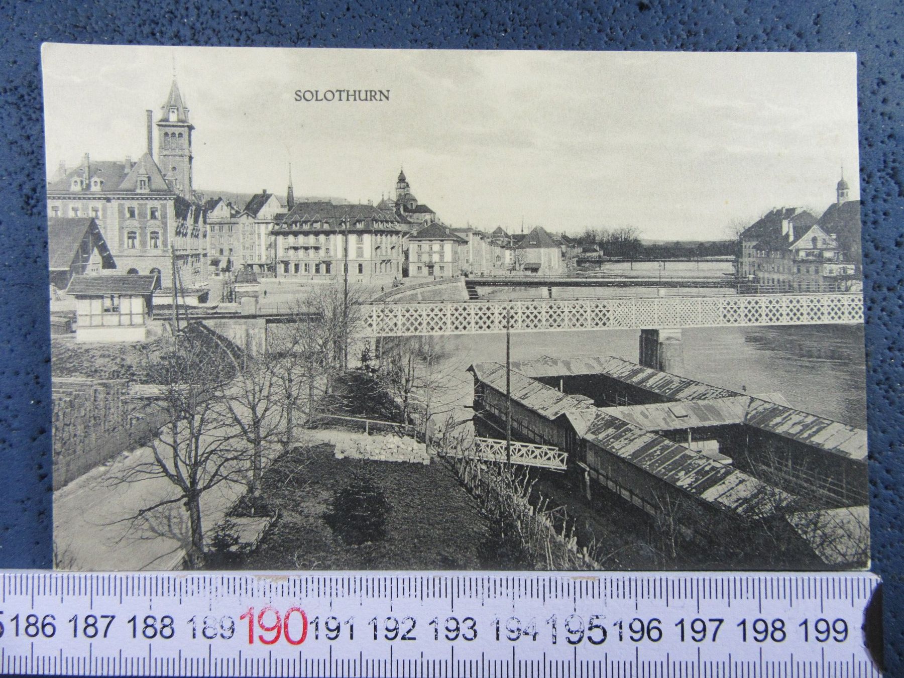 Cartoline postali: SOLOTHURN AARE-BADEANLAGE SO AK – Usato da Ettingen venduto da Hausi4711