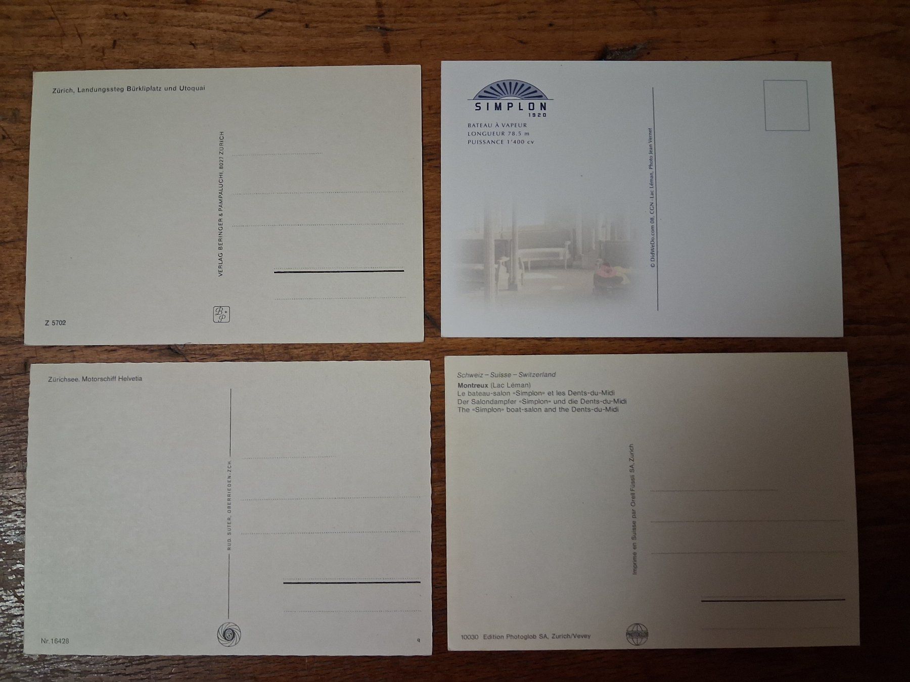 Cartes postales: 11 Postkarten Schweizer Schiffe – D'occasion à Zürich par rald 4