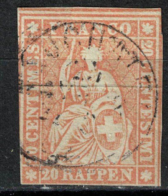 Tous les timbres: Strubel 25 gestempelt – D'occasion à Bern par bae_958f