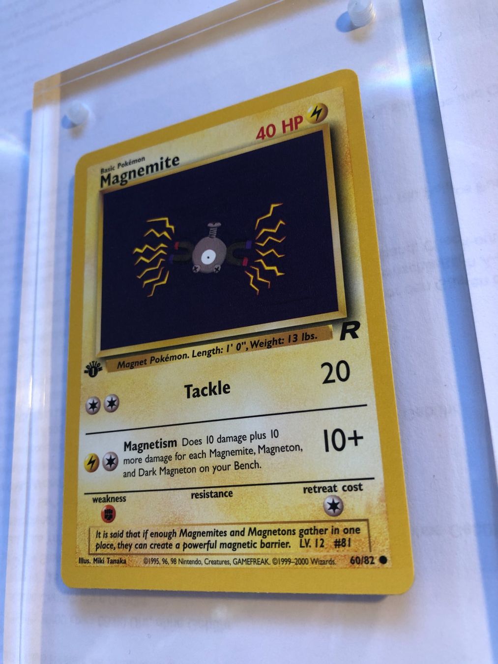 Sammelbilder & Trading cards: Magnemite 1st Team Rocket - MINT - ab 1.- – Gebraucht aus Giubiasco von dan_pr8b 2