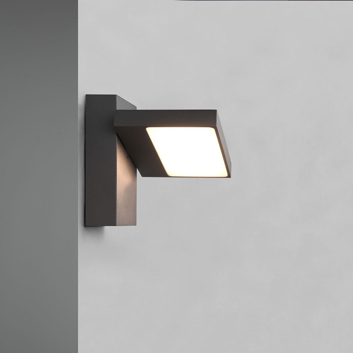 Lampade: Aussen LED Wandleuchte, Anthrazit, IP54 – Nuovo (secondo la descrizione) da Kreuzlingen venduto da Smart-Light 2