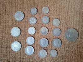 Altes Schweizer Münz Konvolut - 16 Stk.