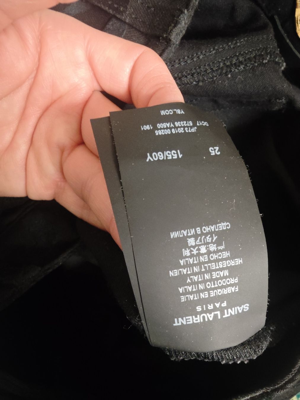 Saint Laurent Jeans: SAINT LAURENT "Zebra" Jeans – Usato da Erlenbach ZH venduto da nlh 2