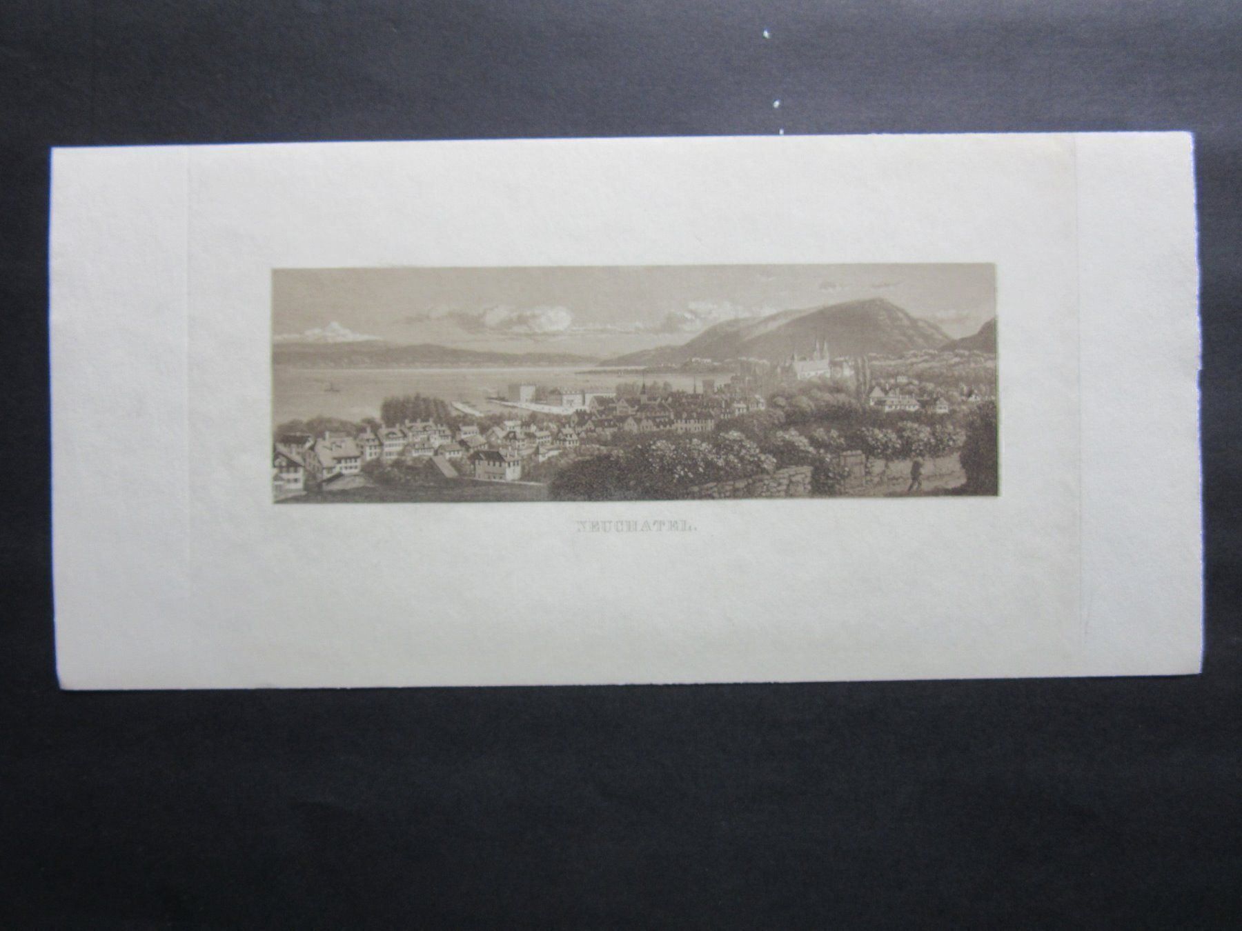 Incisioni: NEUENBURG AQUATINTA – Usato da Gersau venduto da grafik-kunst 1