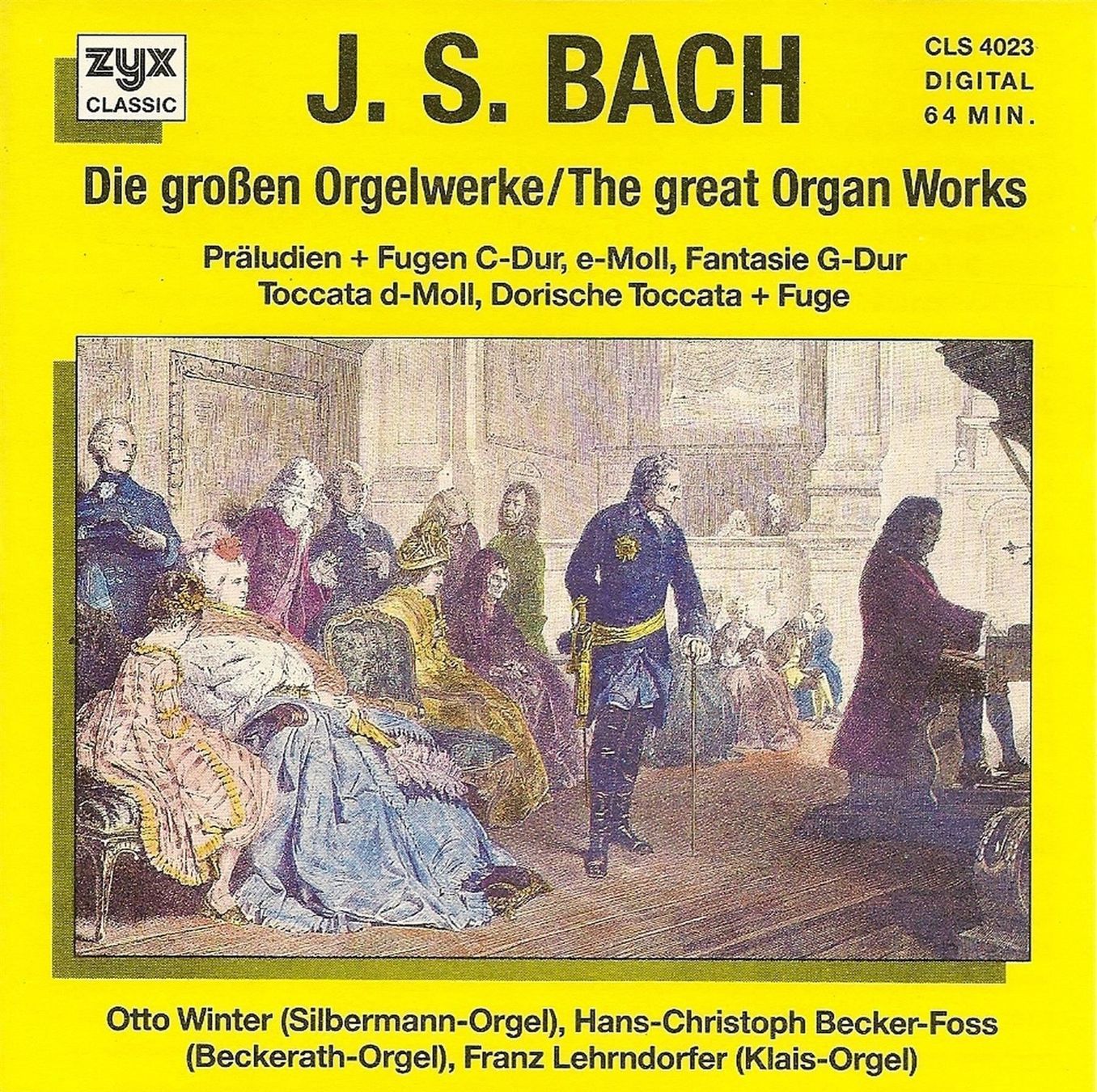 CD: J.S.Bach - Die grossen Orgelwerke – Usato da Hombrechtikon venduto da Luetzelsee