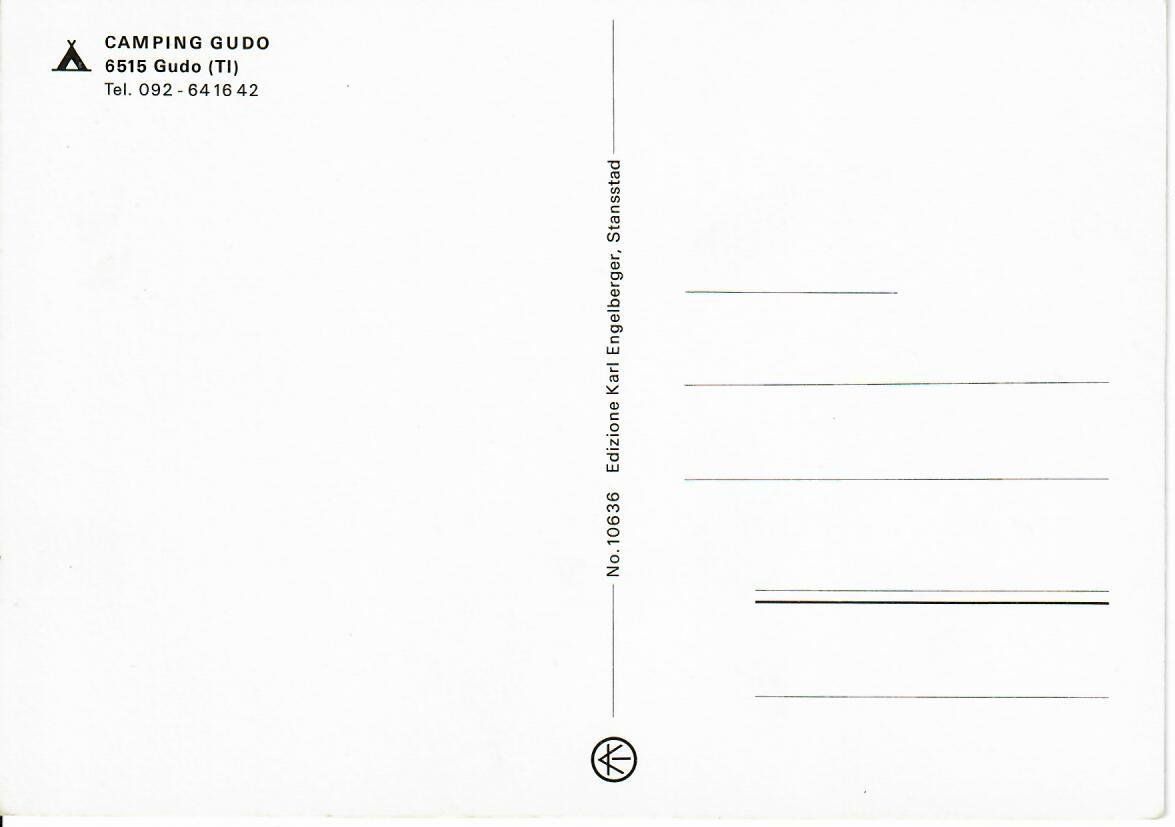 Cartoline postali: Camping Gudo – Usato da Hochdorf venduto da Ziegel-16 1