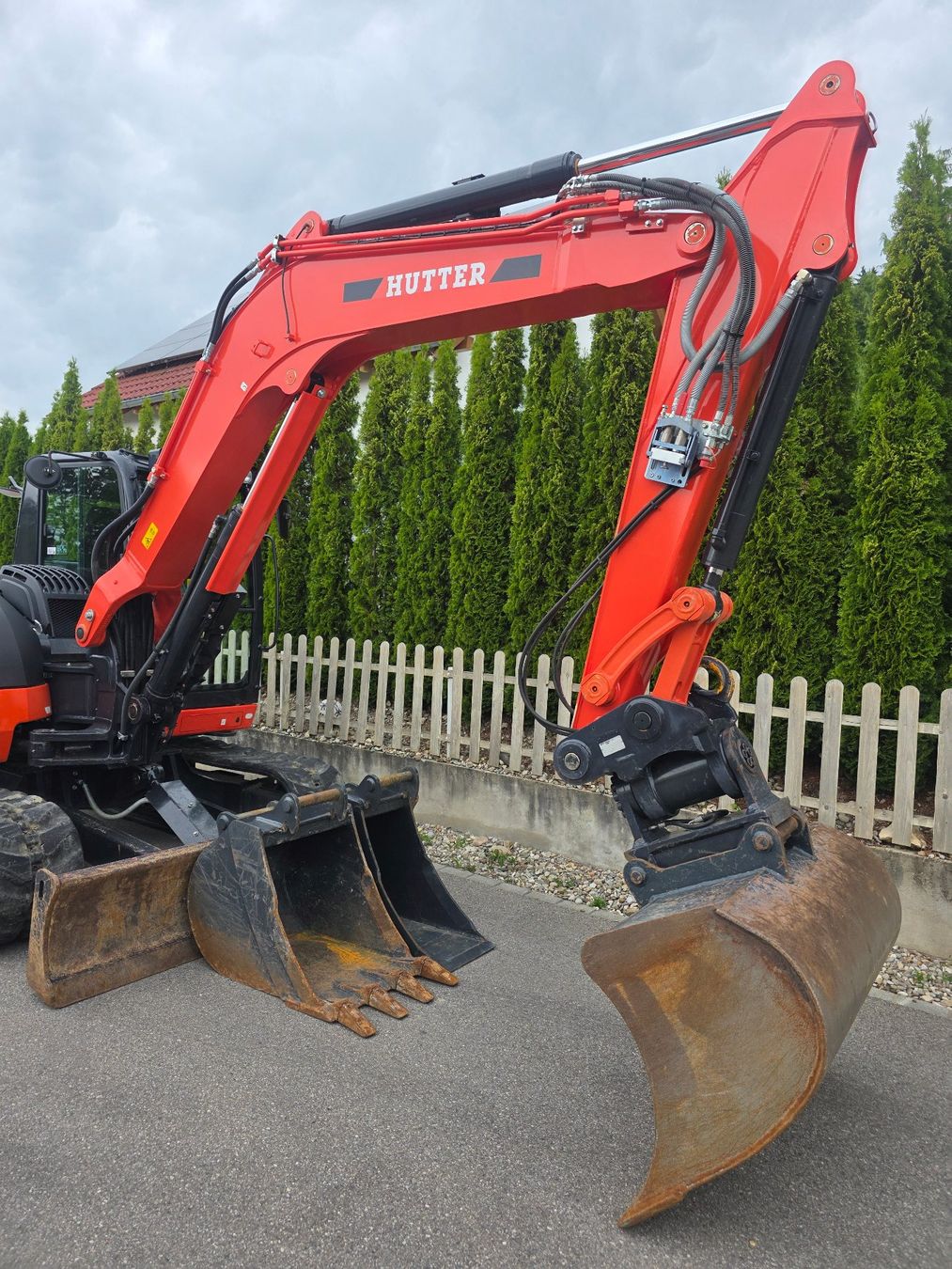Escavatori: Bagger Hutter Kubota KX 080 - 4 – Usato da Niedergösgen venduto da MHNT 2